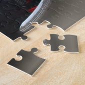 rode krokodille puzzel legpuzzel (Zijkant)