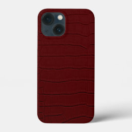 Rode Krokodillenlerf Print Case-Mate iPhone Case