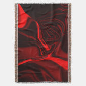 Rode krommen en golvingen op een donkere achtergro deken (Voorkant Verticaal)