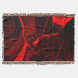 Rode krommen en golvingen op een donkere achtergro deken