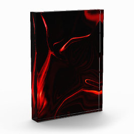 Rode krommen of golving op de donkerste rode achte fotoblokken