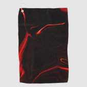 Rode krommen of golvingen in het donkerste rode fo golfhanddoek (Voorkant)