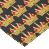 Rode kronen tafelkleed (Gekanteld)