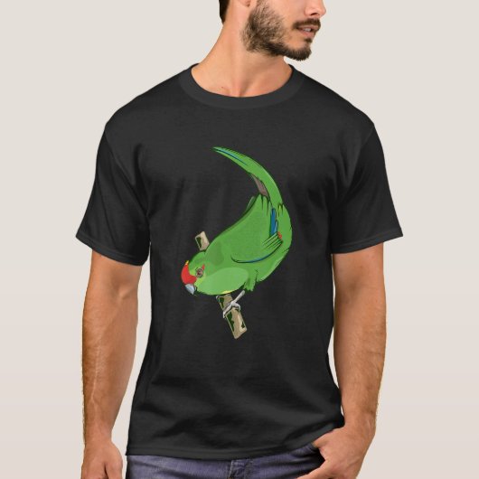 Rode kroonparkiet Kakariki T-shirt (Voorkant)