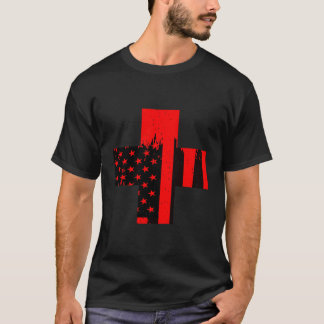 Rode Kruis Amerikaanse T-shirt