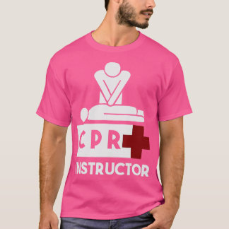 Rode Kruis CPR Instructeur voor Mannen en Vrouwen T-shirt