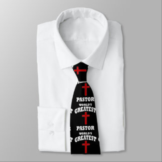 Rode Kruis grootste pastor Necktie Stropdas