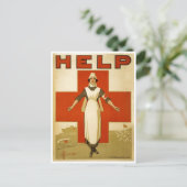 Rode Kruis Hulp Advertisatie Wereldoorlog 2 Briefkaart (Staand voorkant)
