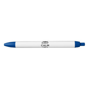 rode kruis kroon Keep Calm Ik ben een verpleegster Blauwe Inkt Pen