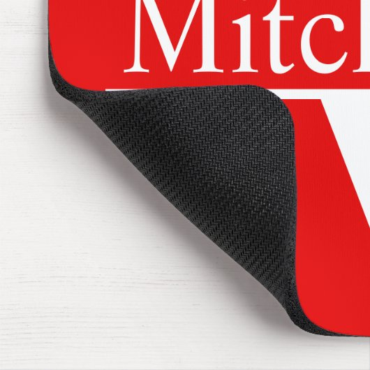 Rode Kruisbalk LR Monogram Muismat (Hoek)