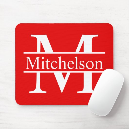 Rode Kruisbalk LR Monogram Muismat (Met muis)