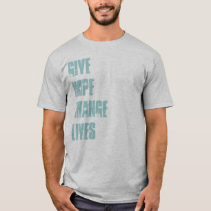 RODE KRUISDONATIE! GEEF HOPE VERANDERING LEVENS T-SHIRT