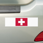 Rode Kruisproducten en -Design! Bumpersticker (Op auto)
