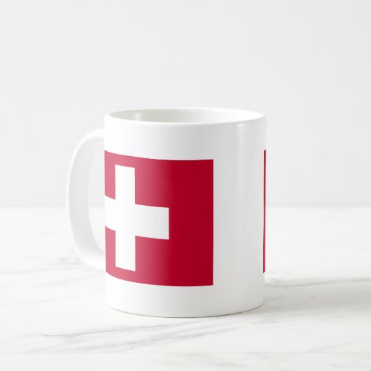 Rode Kruisproducten en -Design! Koffiemok (Voorkant links)