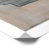 Rode Kruisservice vlag (US00202B) Poster (Hoek)