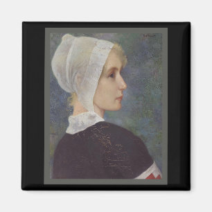 Rode Kruisverpleegster door Theodor Grust Magneet