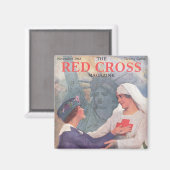 Rode Kruisverpleegster Magneet (Voorkant / Achterkant)