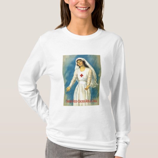 Rode Kruisverpleegster T-shirt (Voorkant)