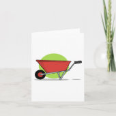 Rode Kruiwagen Tuinwagen Kaart (Voorkant)