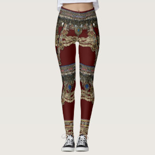 Rode Kuchi Tribal Pattern Leggings