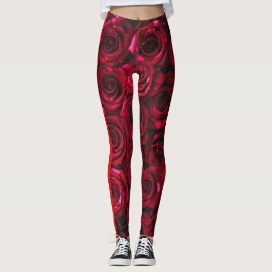 Rode kuit leggings (Voorkant)