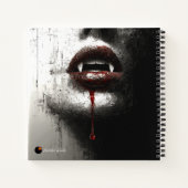 Rode Kus Journal — Aangepaste Naam & Titel Notitieboek (Achterkant)