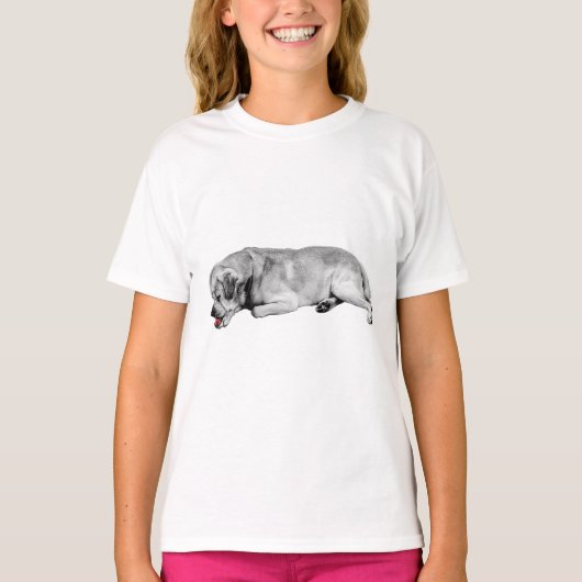 Rode kus, rust zacht t-shirt (Voorkant)