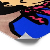 Rode Kust Coffee Retro Poster (Hoek)