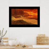 rode kust poster (Keuken)