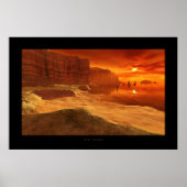 rode kust poster (Voorkant)