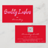 Rode Kwaliteitsstreepjes Logo voor extensivering v Visitekaartje (Voorkant / Achterkant)