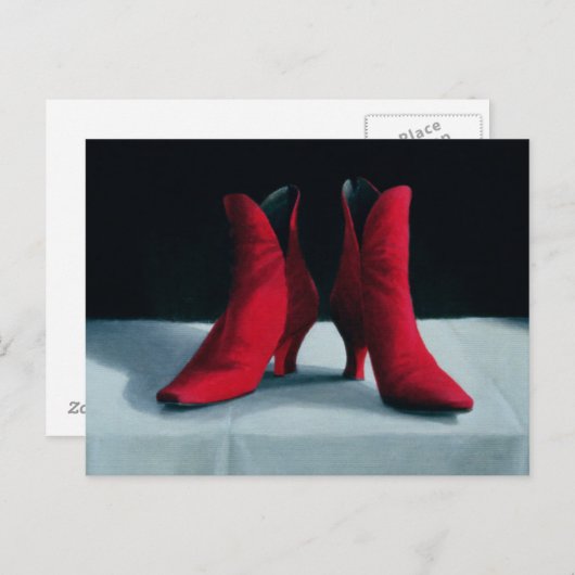 Rode Laarzen 1995 Briefkaart (Voorkant / Achterkant)