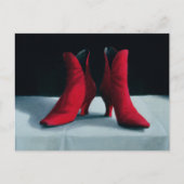Rode Laarzen 1995 Briefkaart (Voorkant)