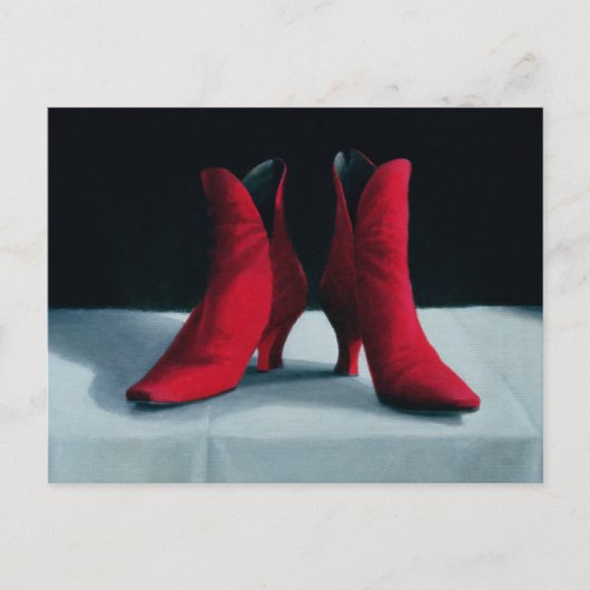 Rode Laarzen 1995 Briefkaart (Voorkant)