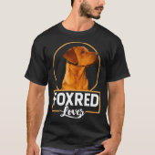 rode labrador lover redfox labrador t-shirt (Voorkant)