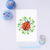 Rode ladybug flyer (Enkel)