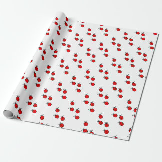 Rode ladybugs cadeaupapier