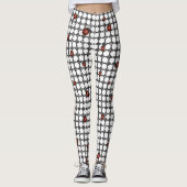 RODE LADYBUGS OP LEGGINGS (Voorkant)