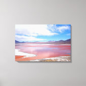 Rode Lagoon in Bolivia canvas print (Voorkant)
