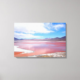 Rode Lagoon in Bolivia canvas print