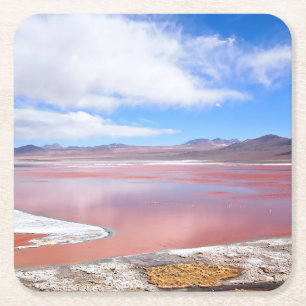 Rode lagune, Laguna Colorada in het onderzetter va