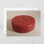 Rode lakdoos met pinda's, 1426-27 briefkaart (Voorkant / Achterkant)