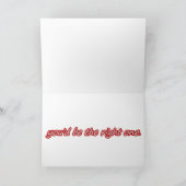 Rode Lamborghini-wenskaart - aanmoediging Kaart (Binnen)