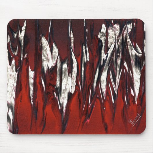 Rode lammeren muismat (Voorkant)