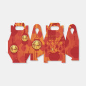 Rode lampions Chinese konijn Nieuw jaar GFB Bedankdoosjes (Uitgevouwen)