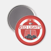 Rode lampjes magneet (Voorkant / Achterkant)