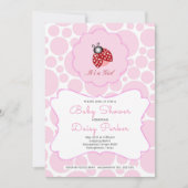 Rode lampolie en roze cirkels kaart (Voorkant)