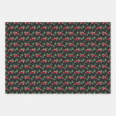 Rode Land Rover & Plaid Kerstmis Inpakpapier Vel (Voorkant 3)