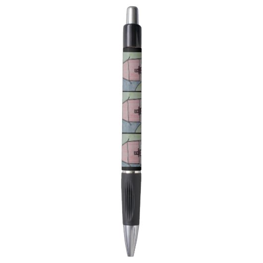 Rode landelijke schuur pen (Voorkant Verticaal)