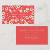 Rode Landenboerderij - Modern Klein Visitekaartje (Voorkant / Achterkant)